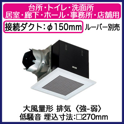 z*a様 換気扇 Panasonic FY-27BKA7 新品未使用 4段切替 z*a様 換気扇