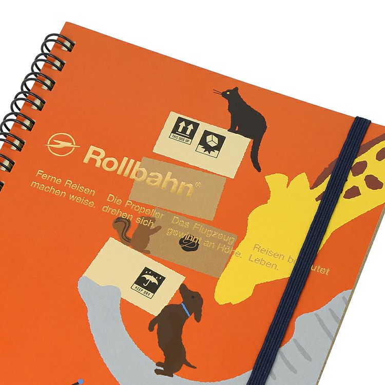 Rollbahn ポケット付きメモ帳 Lサイズ 4冊セット mogela Rollbahn