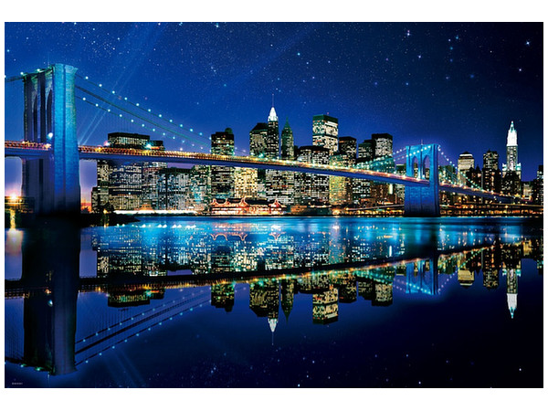 NEW YORK BY NIGHT 1000ピースジグソーパズル 希少 未開封 光る