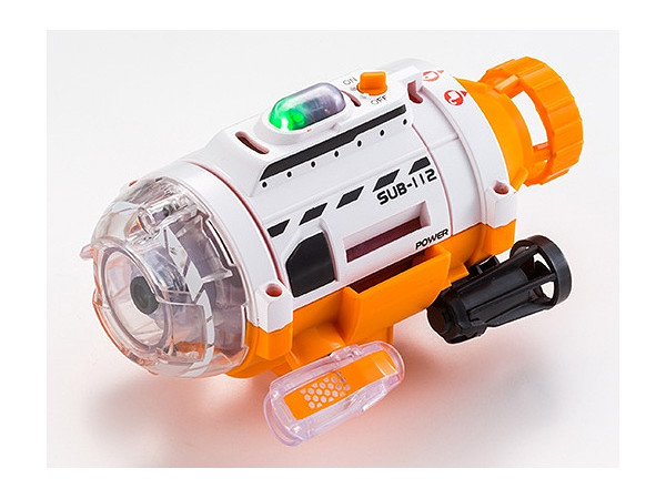 サブマリーナカメラ 水槽でのラジコン水中カメラ。魚の動きを録画