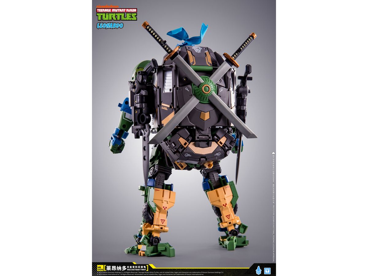 Heatboys HB0012 TMNT レオナルド 合金可動フィギュア ティーンエイジ