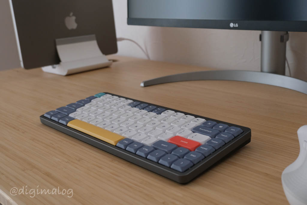 レビュー】NuPhy Air75はスリムなメカニカルキーボードでMac/Win兼用