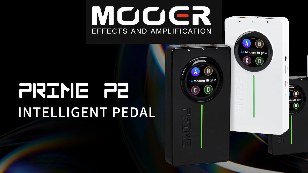 Mooerからポケットにも入るマルチエフェクター「Prime P2」発売