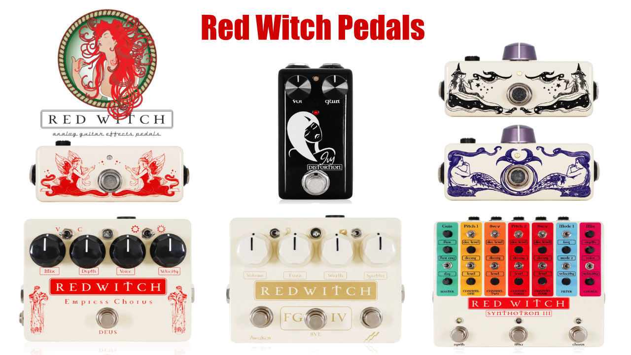 Red Witch Pedals」取り扱い開始！エフェクター7機種をご紹介!