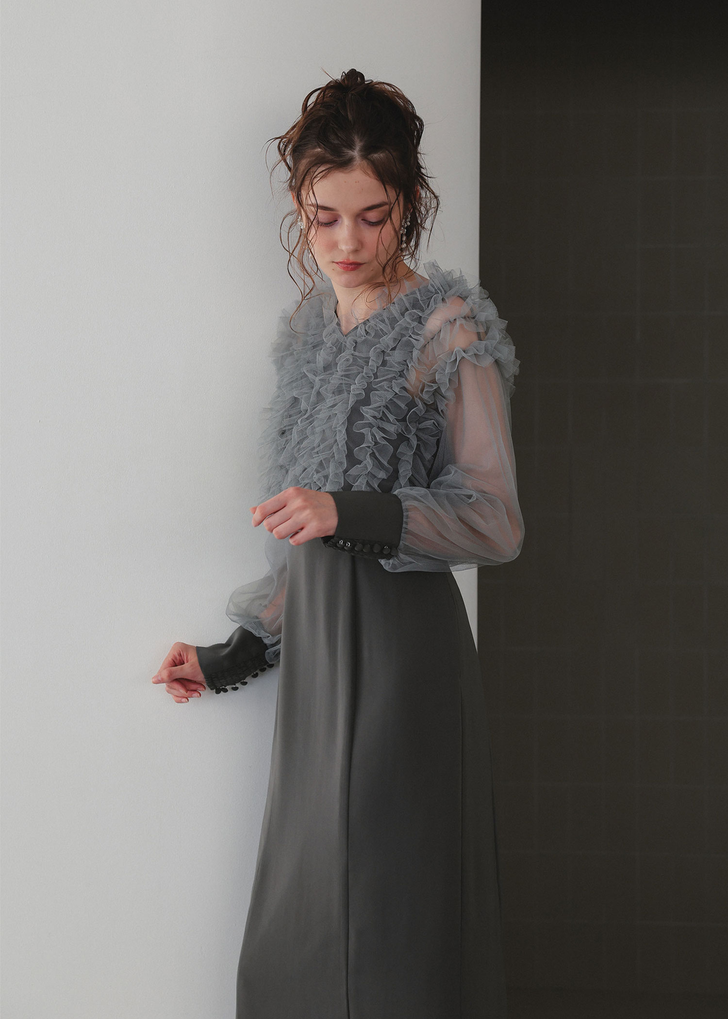 フリルブラウスセットドレス｜DorryDoll