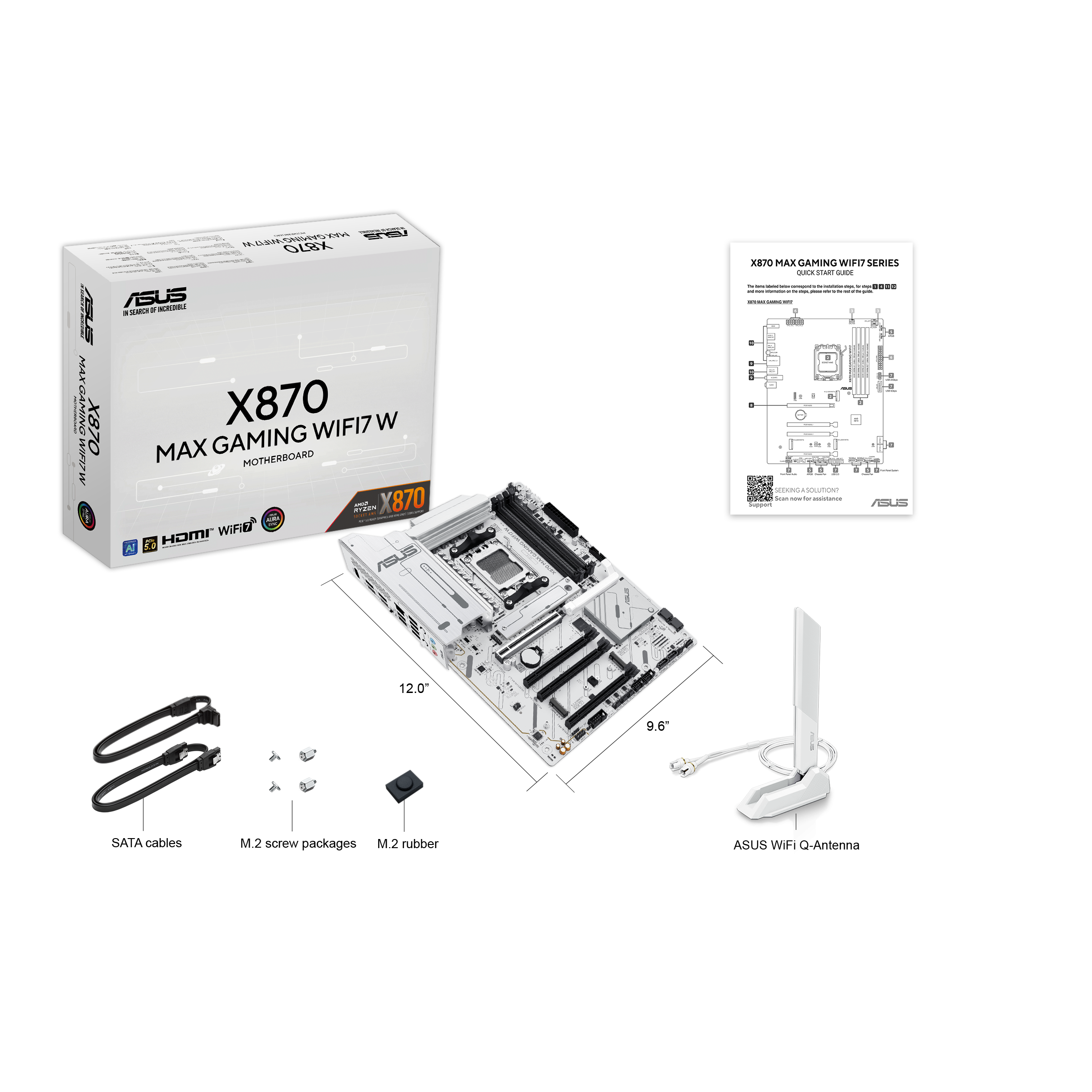 X870 MAX GAMING WIFI7 W｜Motherboards｜ASUS USA