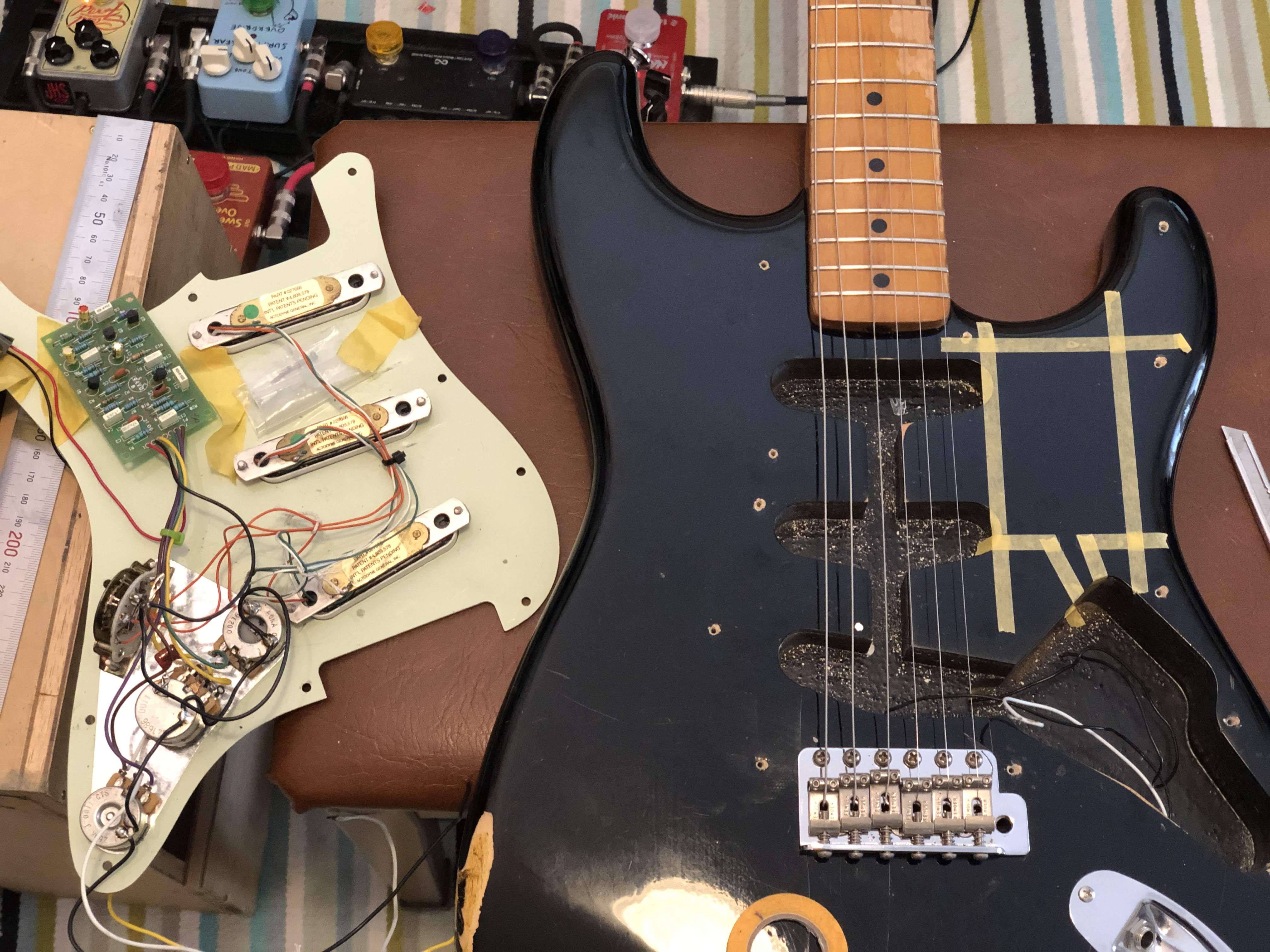 自作ミッドレンジブースター（クラプトン・サウンド）/9〜18V電源対応