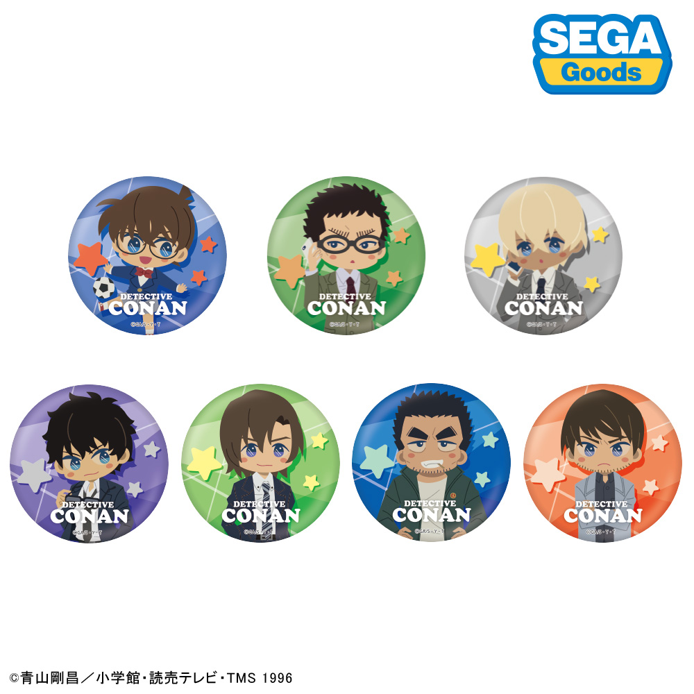名探偵コナン デフォルメ缶バッジ 松田陣平 萩原研二 警察学校 爆処組