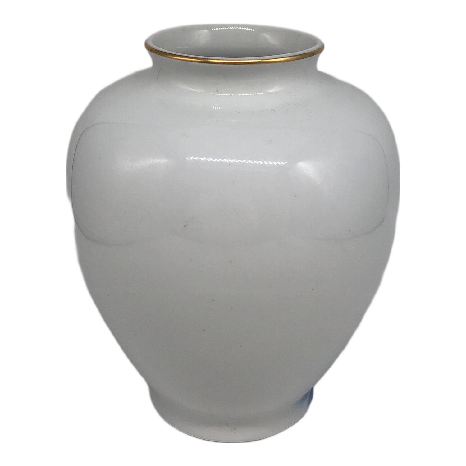 2924 深川製磁 ブルーチャイナ 花瓶 未使用 2924 深川製磁 ブルー