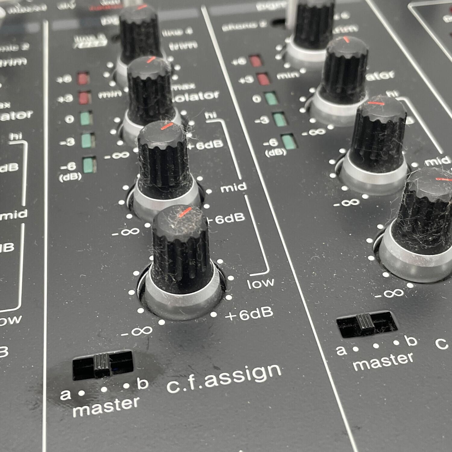 Vestax PMC-280 DJミキサー 4チャンネル 通電 音出OK Vestax PMC-280