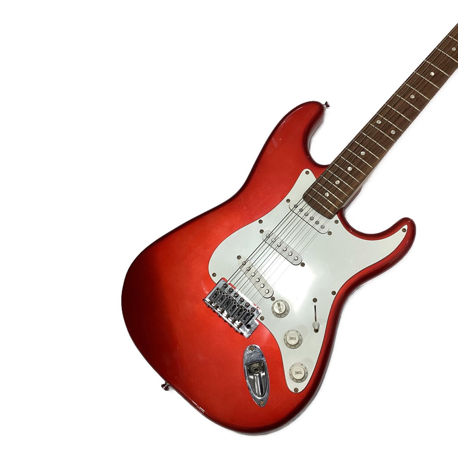 FERNANDES エレキギター パール レッド ストラトキャスタータイプ
