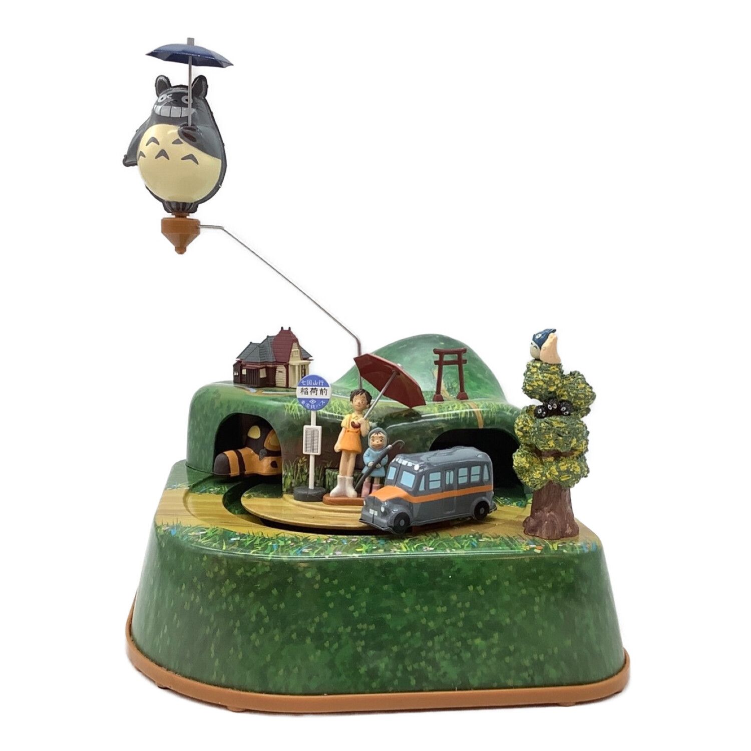 となりのトトロネコバスオルゴール置物