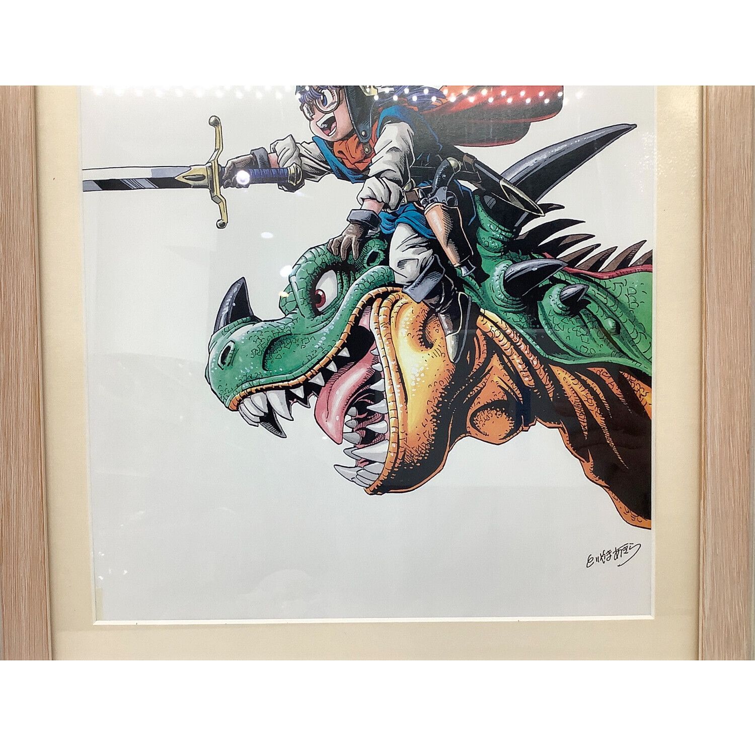 ドラゴンクエスト30周年記念 鳥山明複製原稿 ドラクエⅠ〜Ⅲ3枚セット