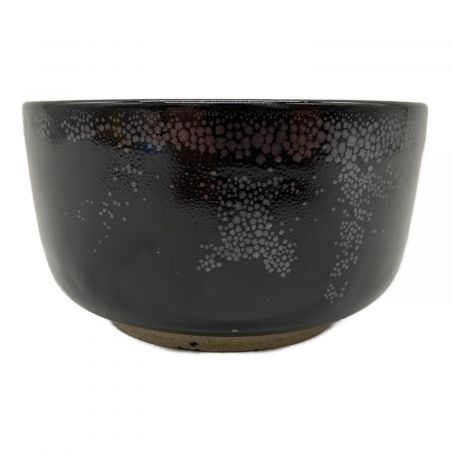 博山雨点釉 天目碗 共箱 中国 古美術 博山雨点釉 天目