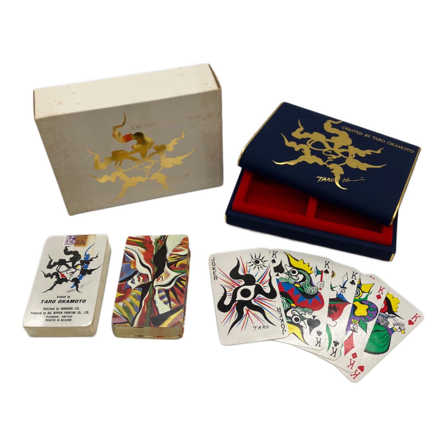 岡本太郎 トランプ ハードケースと外箱付き 新しいカードを導入しま