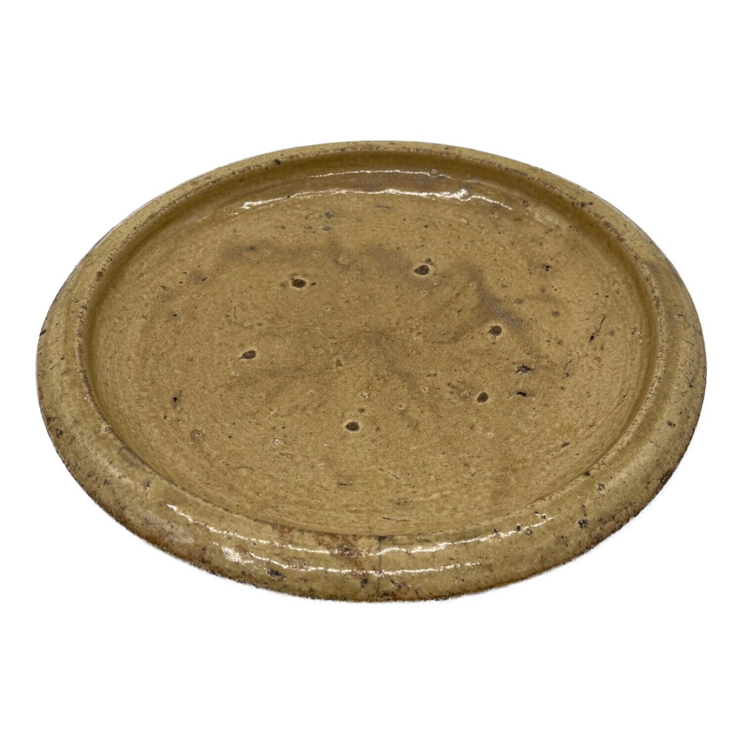 黄瀬戸石皿 鉢□瀬戸石皿 古い黄瀬戸 深皿 菓子器 お茶菓子