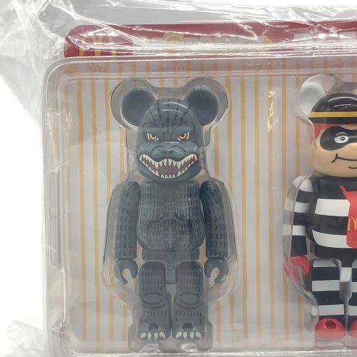 BE@RBRICK (ベアブリック) フィギュア ゴジラVSマクドナルド