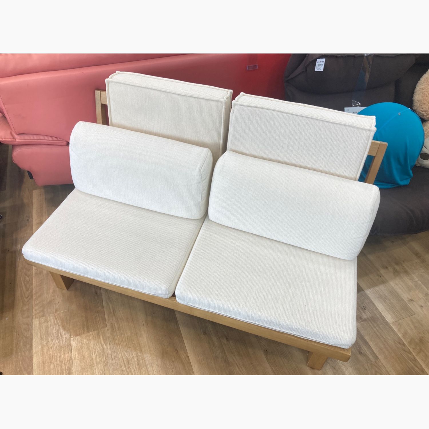 ③ 【送料込】 KARIMOKU カリモク 2人掛けソファUU4953R390