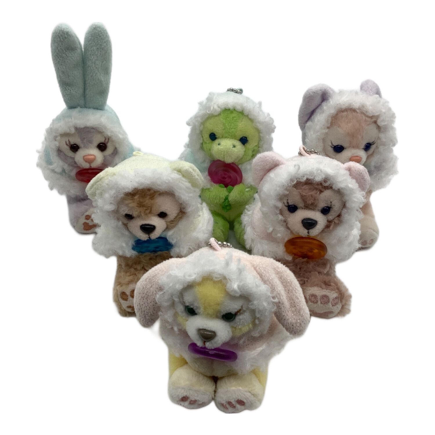 ダッフィー シェリーメイ ジェラトーニ ぬいぐるみ まとめ売り 72個