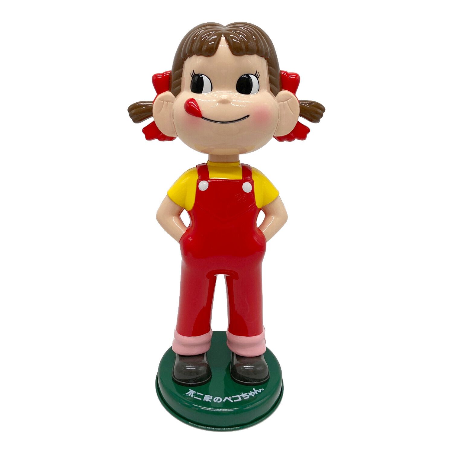 不二家 卓上ペコちゃん ペコちゃん首振り オンライン ピンクの