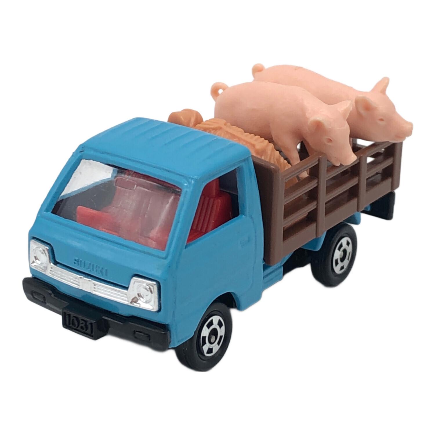 トミカNo.39 黒箱日本製スズキキャリィ家畜運搬車