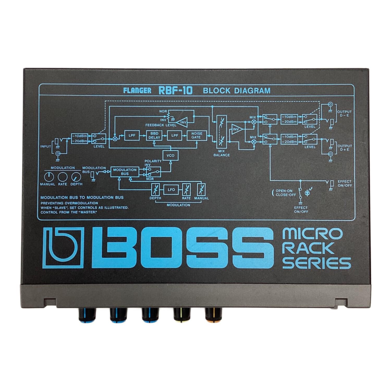 BOSS (ボス) フランジャー RBF-10 MICRO RACK SERIES FLANGER