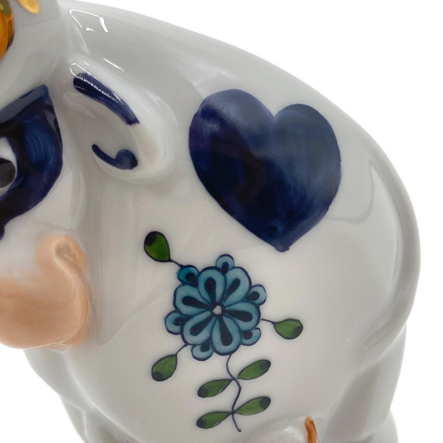 マイセン ミニウシ オス フィギュリン 干支 定価33000円 MEISSEN