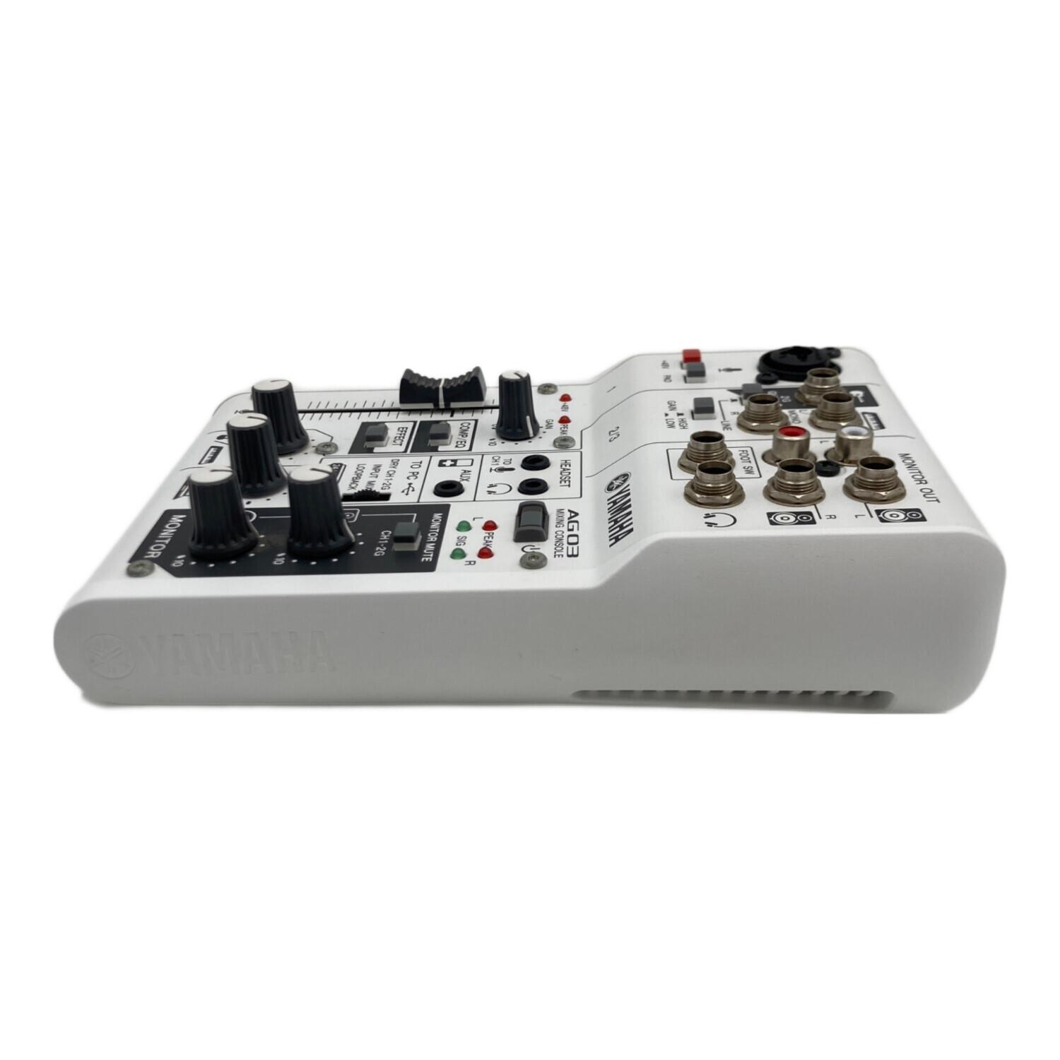 ぬこぬこ】YAMAHA AG03 ミキシングコンソール YAMAHA AG03 ミキシング