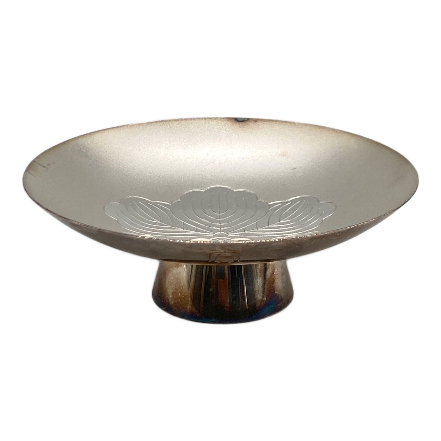 ち*る様 消防庁長官 賞 五七桐紋銀盃（刻印「造幣局製 SILVER