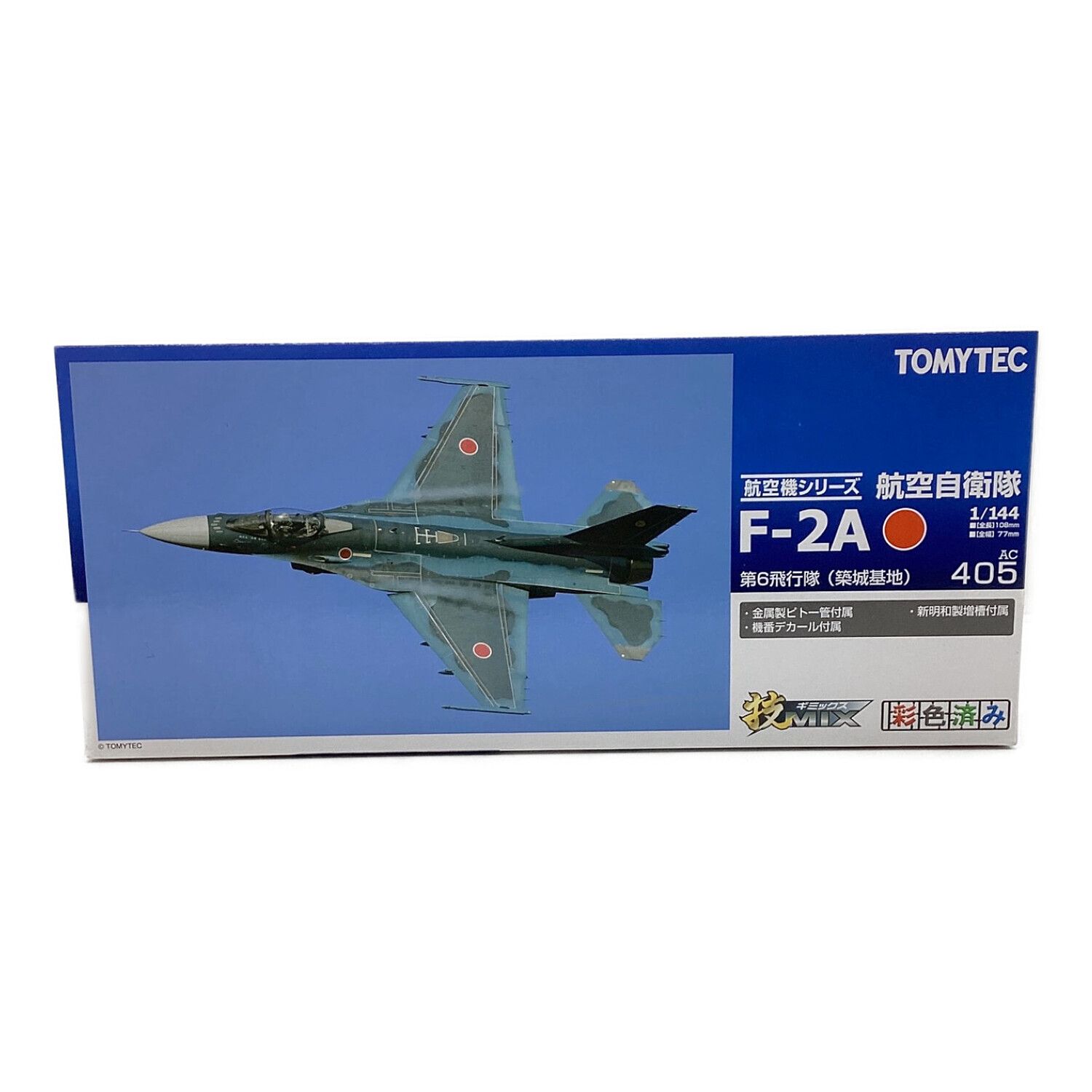 技mix 1/144 航空自衛隊 F-2A 第6飛行隊(築城基地) 完成品