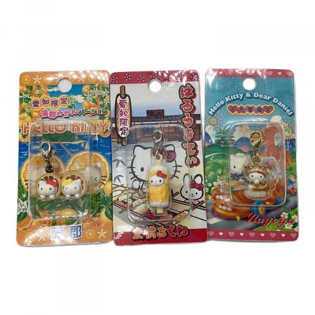 レアご当地 限定 白キテイkitty 根付けストラップ ABCstore 4点 レア