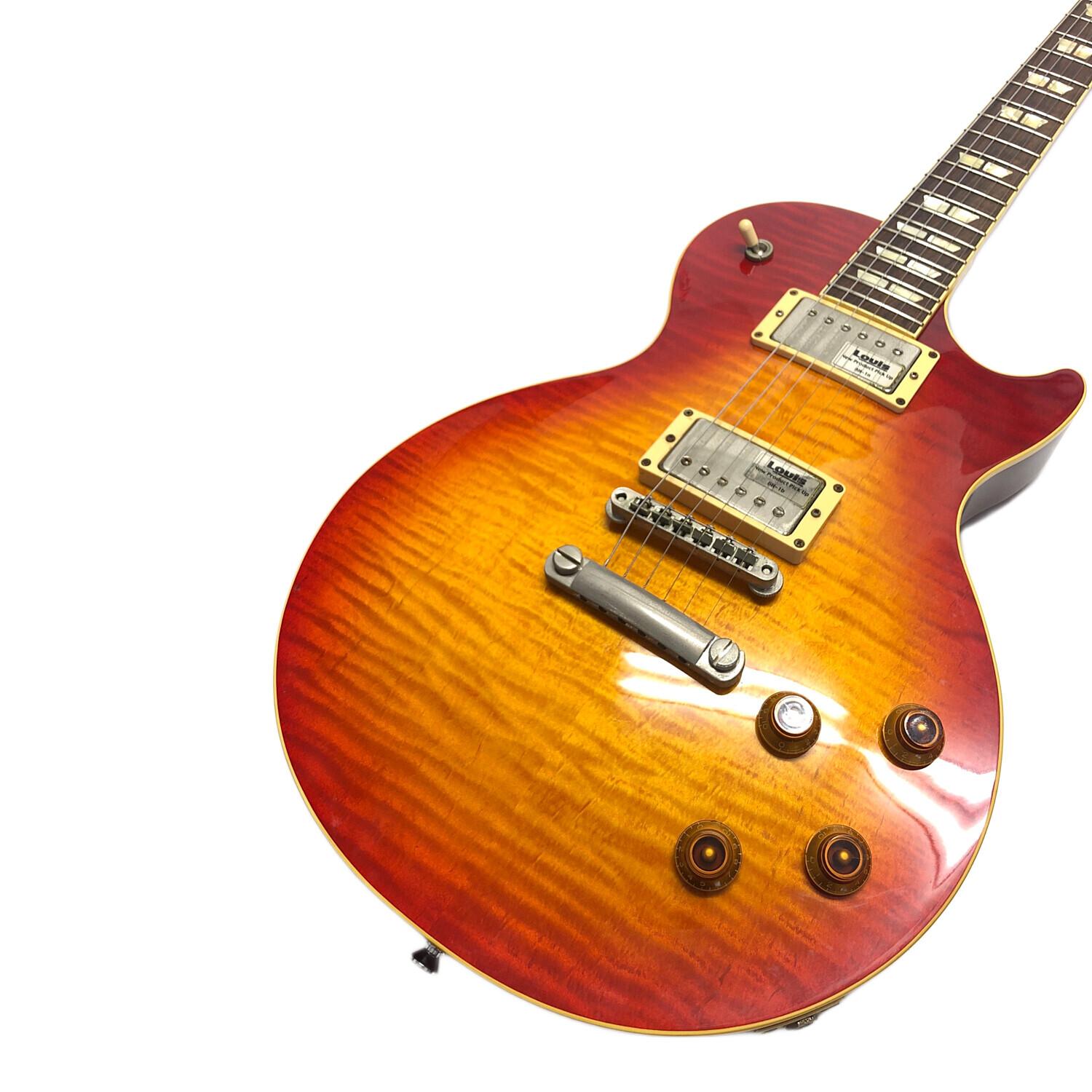 夢*場様 レスポールスタイル エレキギター オレンジ レスポール