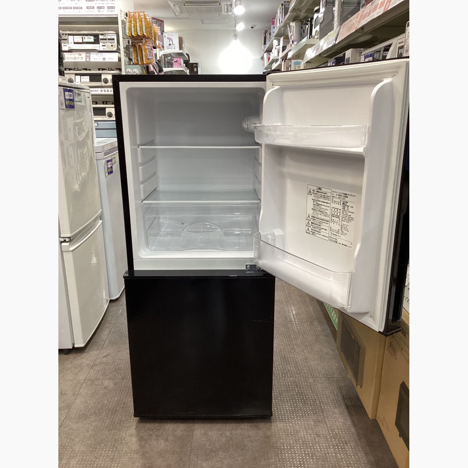 ニトリ 2ドア冷凍冷蔵庫 容量106L NTR-106BK 2022年製 【公式通販】