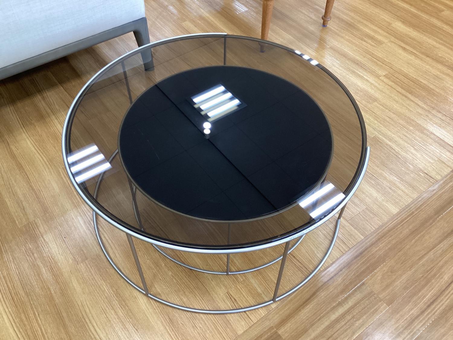 arflex (アルフレックス) ローテーブル 2点セット CLIPS Φ87/64セット