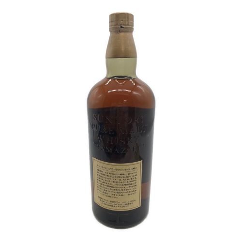 サントリー ピュアモルトウイスキー山崎12年1000ml向獅子ラベル 未開封