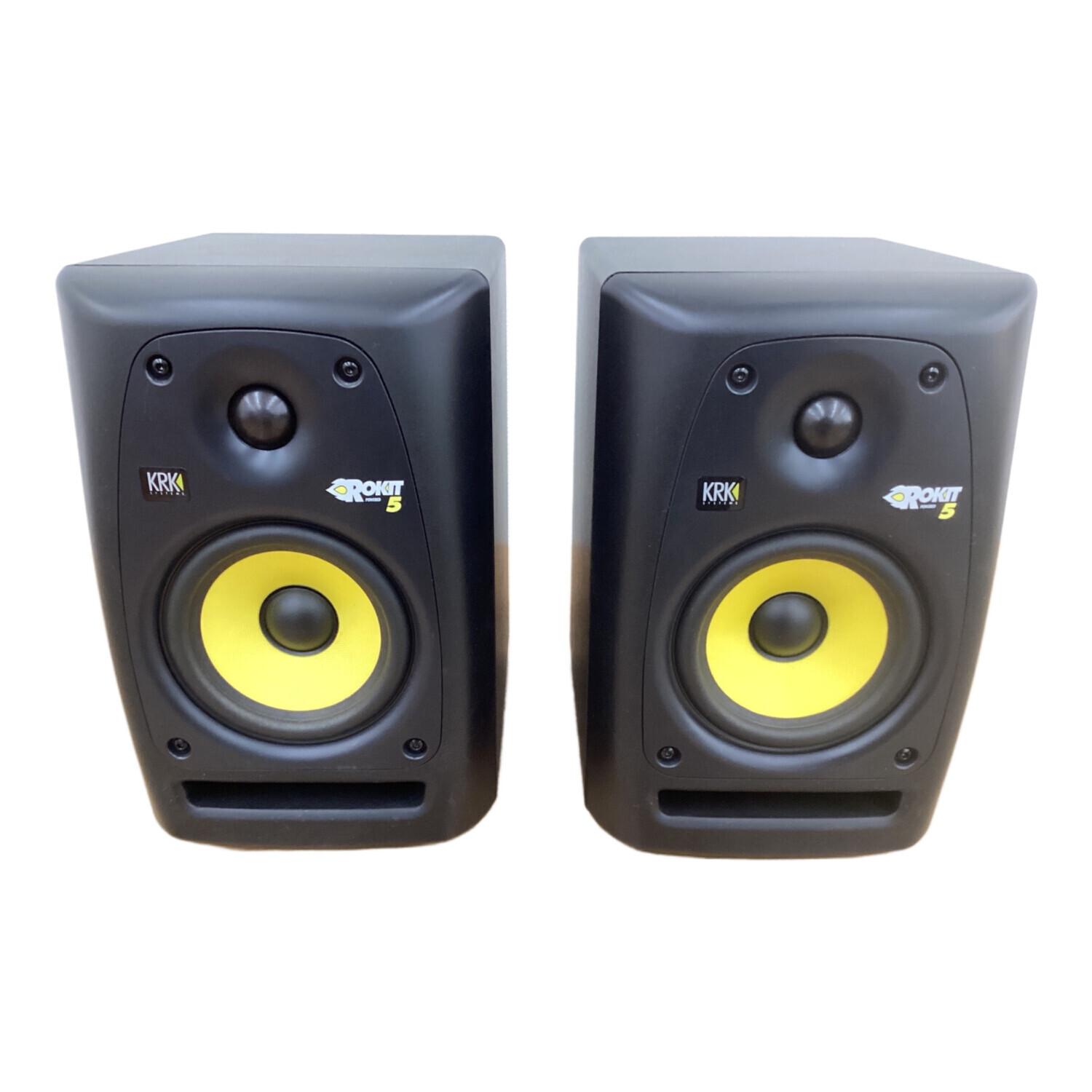 KRK VXT4 ペア パワードモニタースピーカー インシュレーター付 KRK