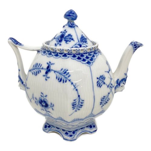 保存用ロイヤルコペンハーゲン コーヒーポット ブルーフルテッド