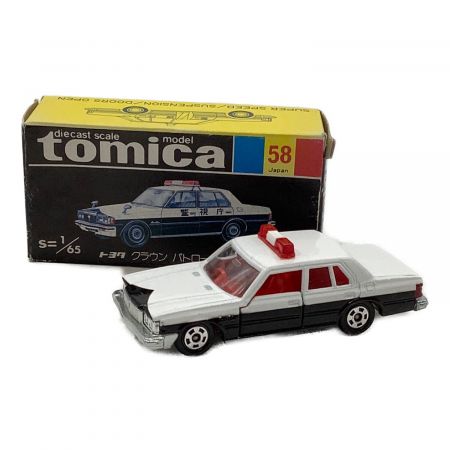 トミカ 日本製 クラウン パトロールカー 1Aホイール 赤色灯Aタイプ 色