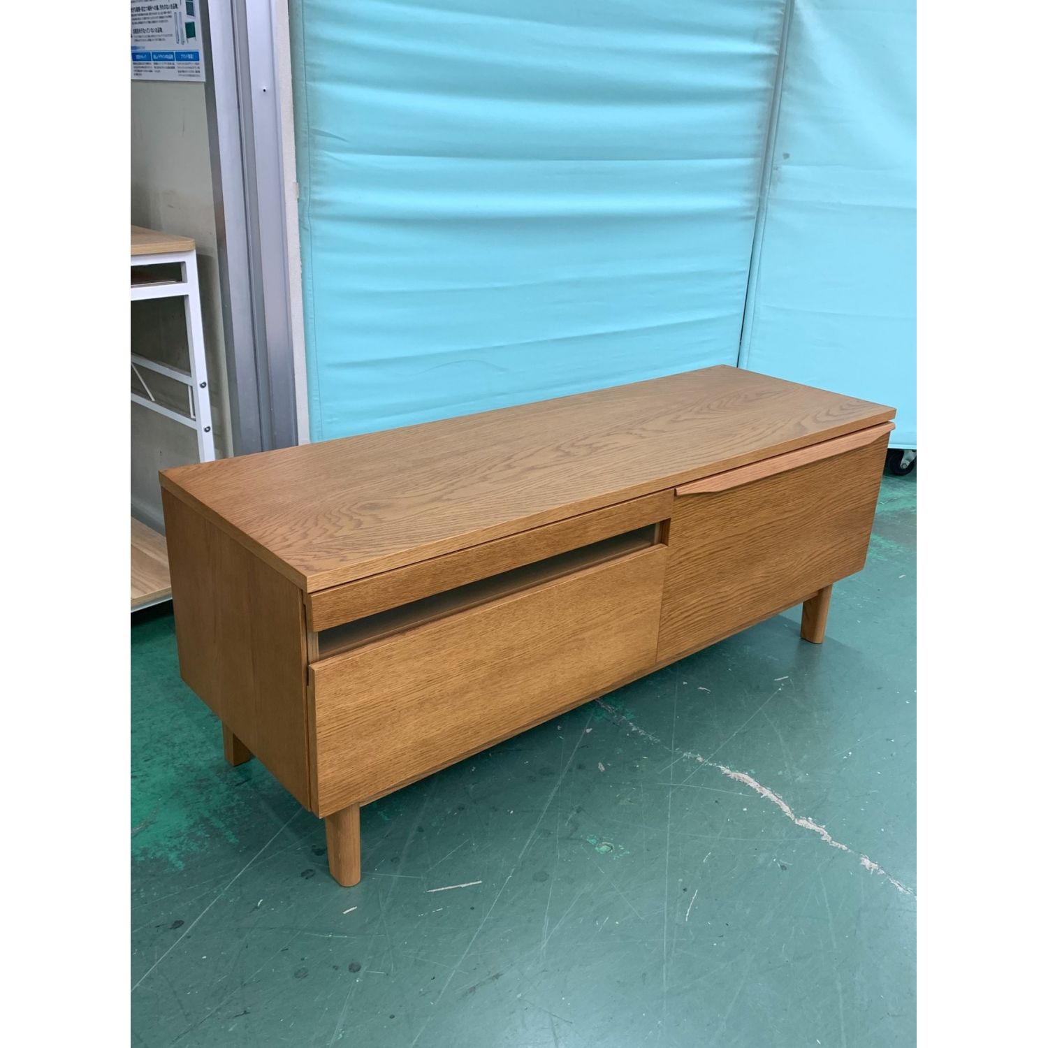 UNICO (ウニコ) TVボードW1200 ナチュラル 扉・引き出し付 KIRP(キルプ