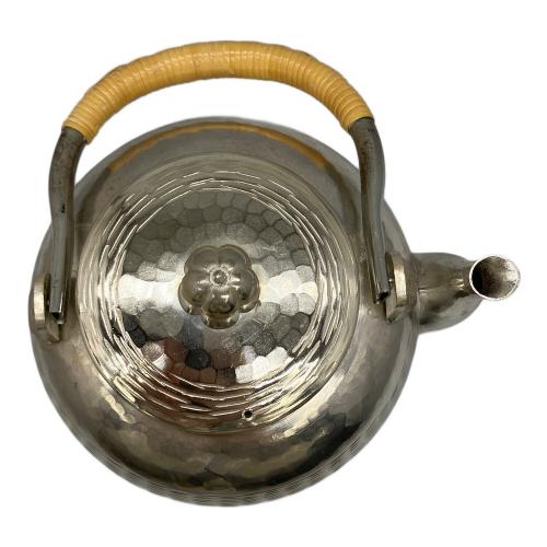 秀夆堂造 急須 いぶし銀 茶道具 秀峯堂造 (秀峯堂) いぶし銀急須