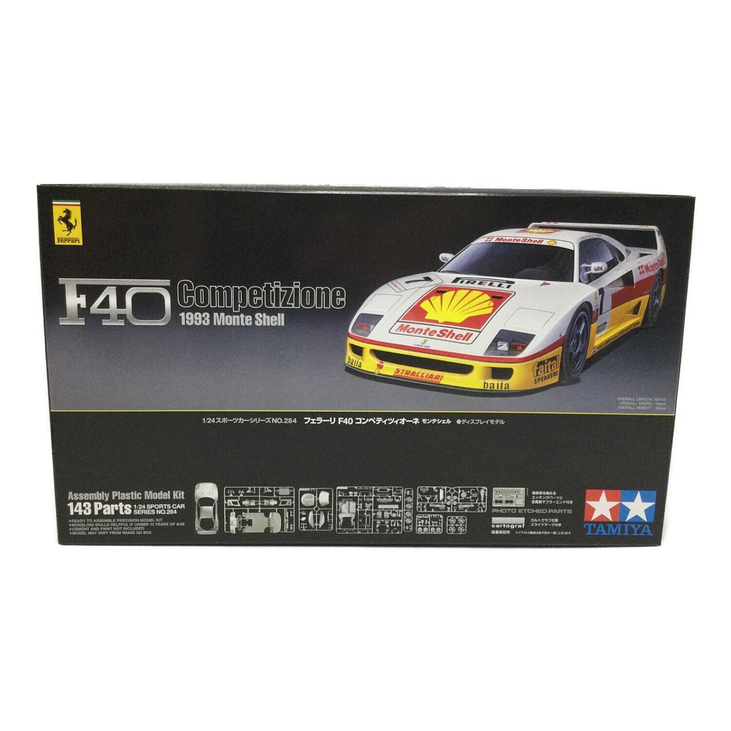 TAMIYA (タミヤ) 1/24 フェラーリ F40 コンペティツィオーネ モンテ