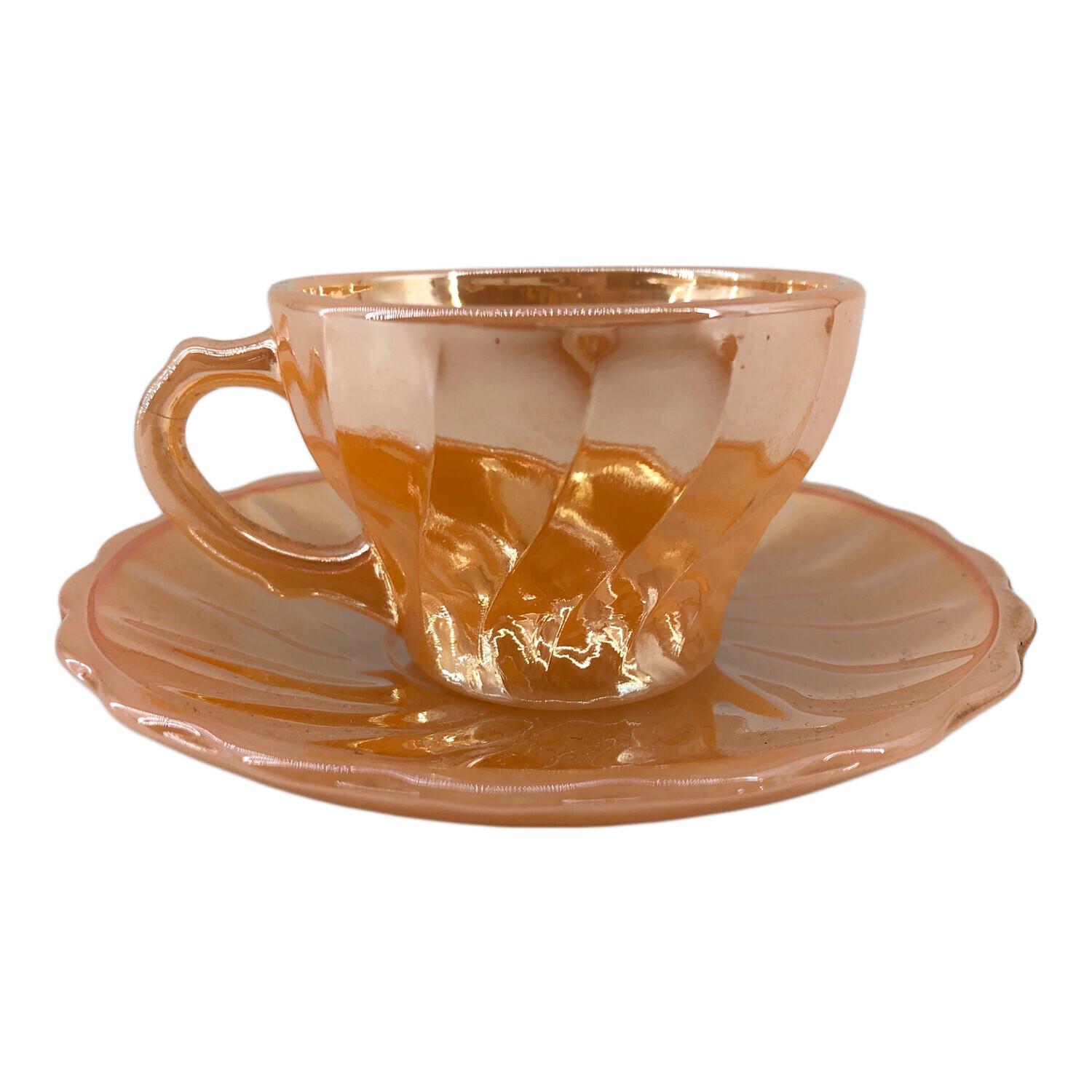 新品 USA ファイヤーキング デミタスカップソーサー 6客 アンカーホッ