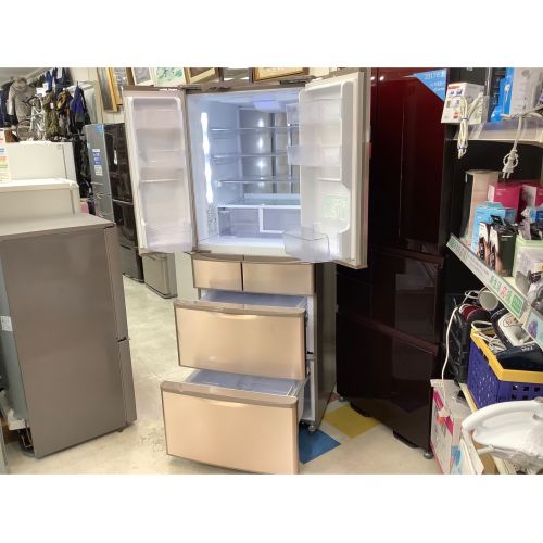 2016年式 455L シャープ 6ドア冷蔵庫 SJ-PF47B-S