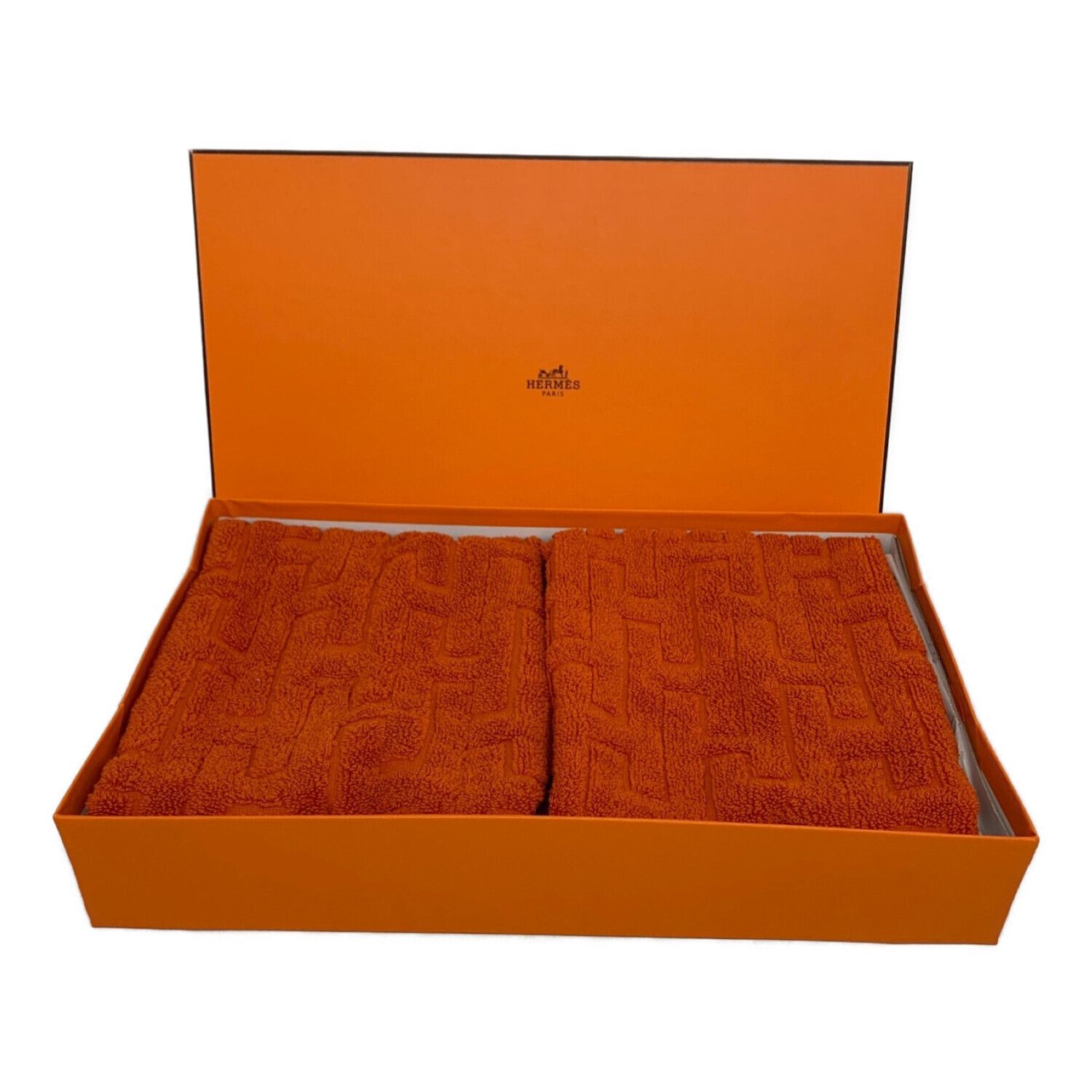 HERMES (エルメス) タオルセット フェイスタオル2枚｜トレファクONLINE