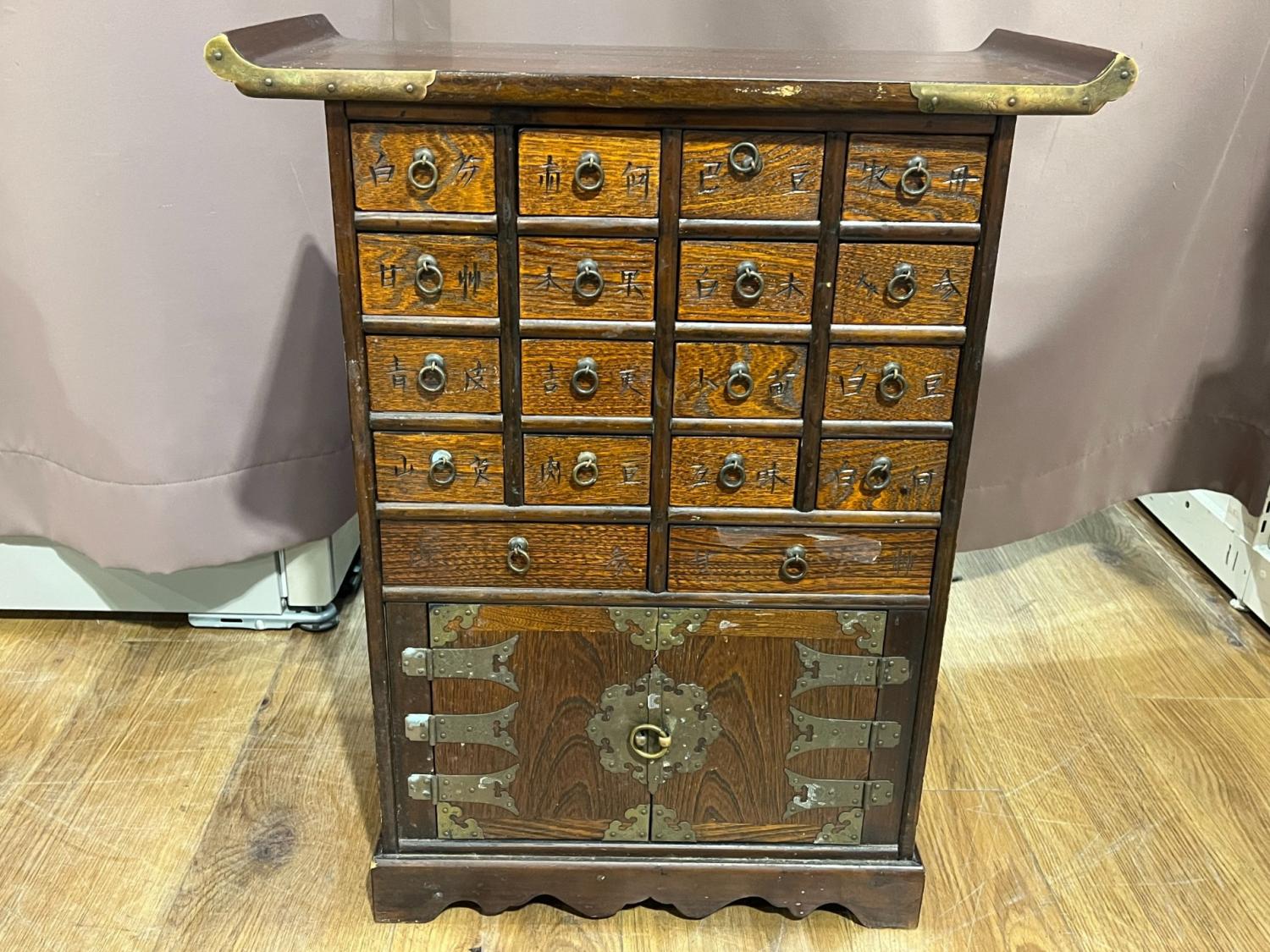 薬箪笥 李朝家具 ブラウン｜トレファクONLINE