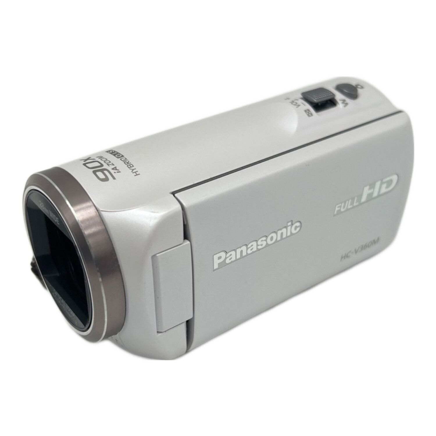 美品】パナソニック HC-V360M ホワイト ビデオカメラ