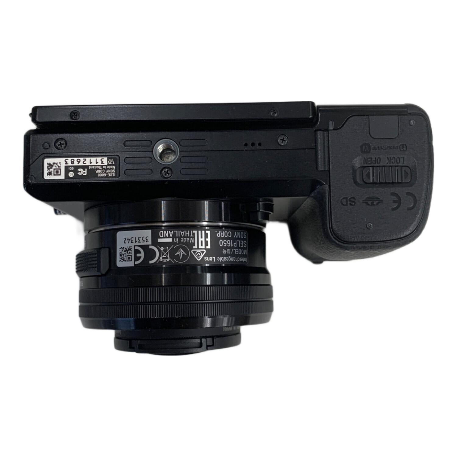 SONY (ソニー) ミラーレス一眼カメラ α6000 パワーズームレンズ付（E