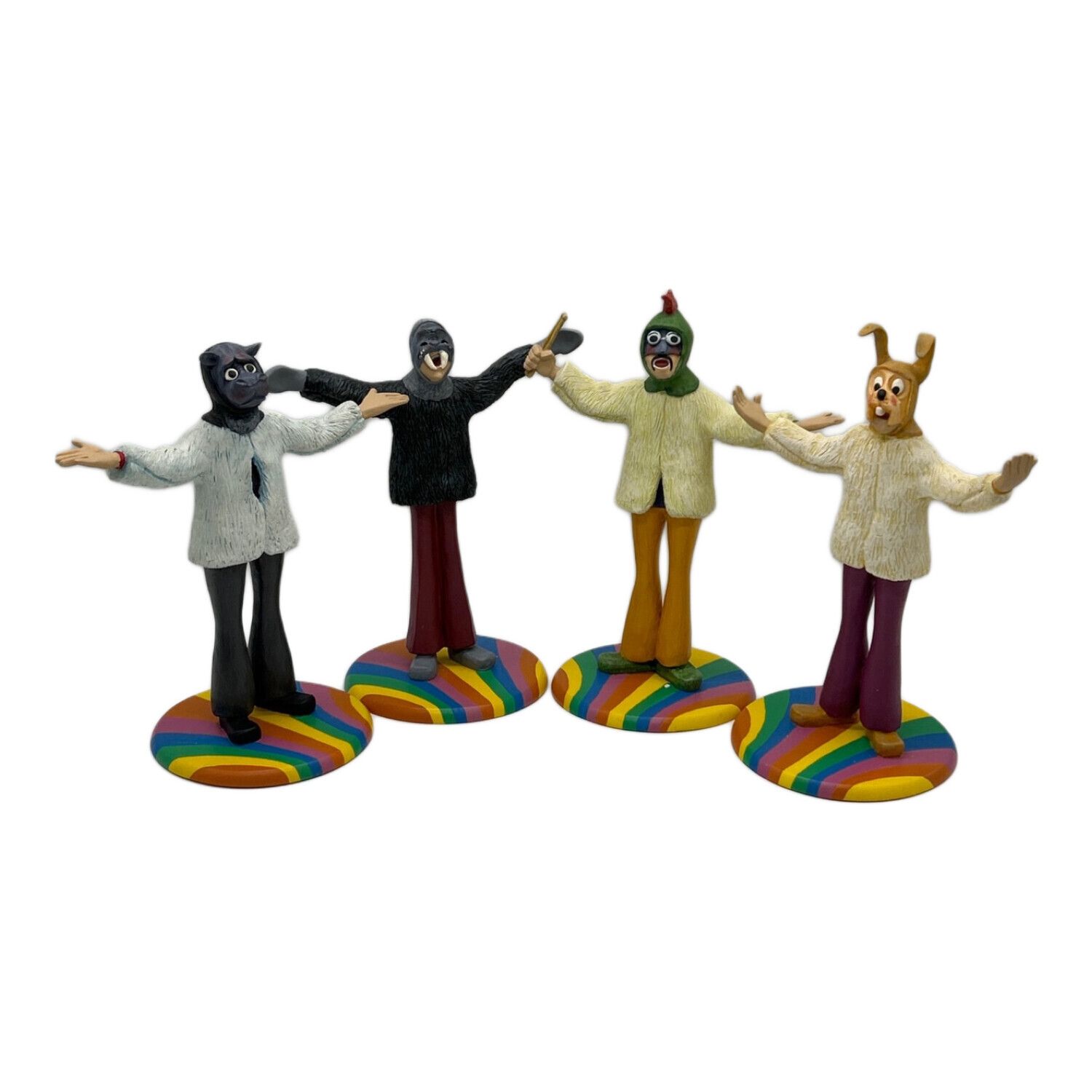 ビートルズぬいぐるみ 4体セットTHE BEATLES 4 Band Member Plush Box