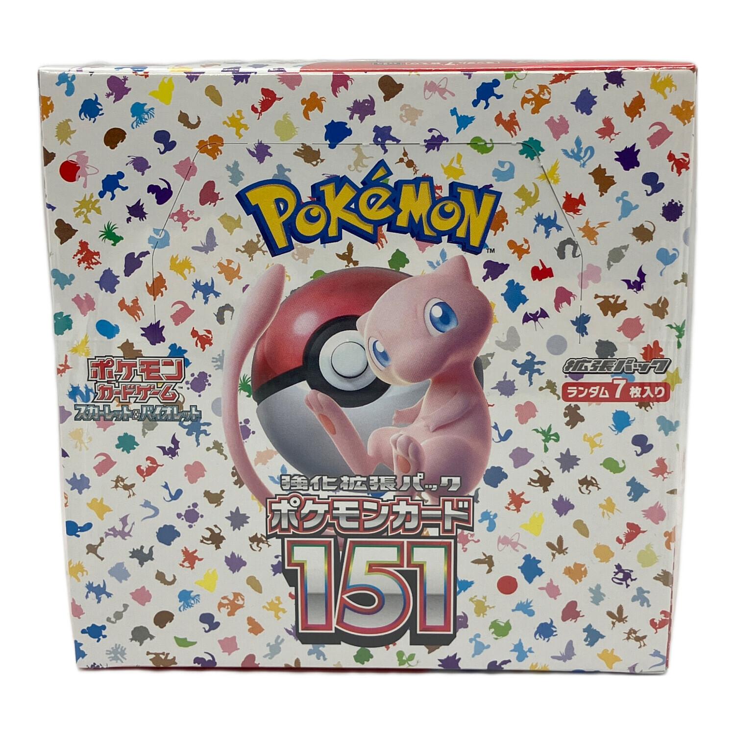 ポケモンカード151 box （4box） シュリンクなし ポケモンカード151