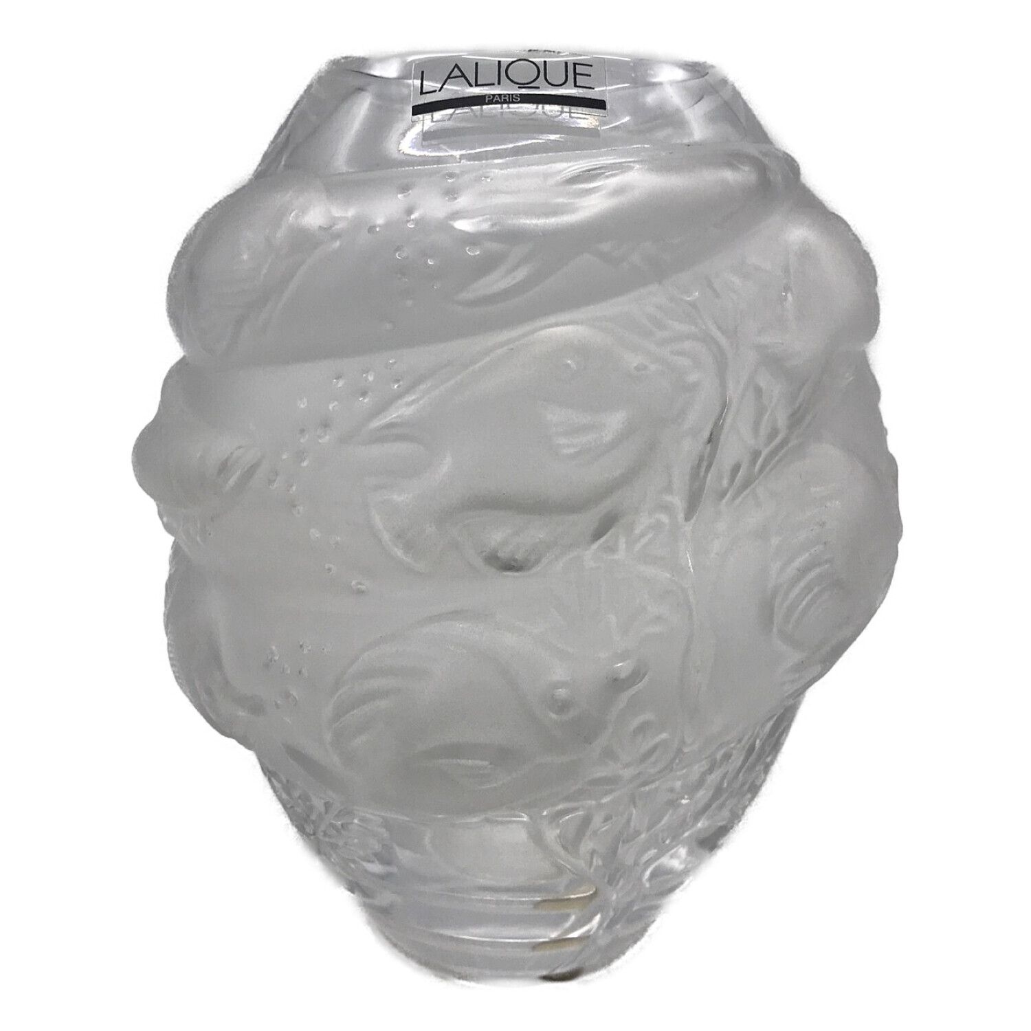 ラリックLalique 花瓶 LALIQUE ラリック マルティネット クリスタル
